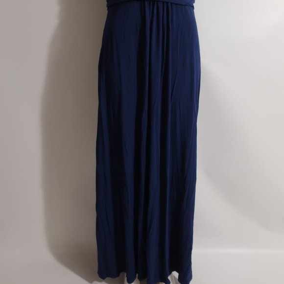 NWT Womens Mododoc Navy Blue Maxi Dress XL * - Picture 4 of 7